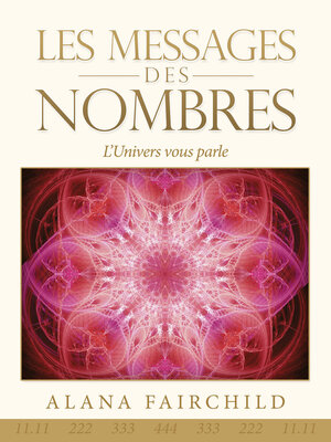cover image of Les messages des nombres--L'Univers vous parle